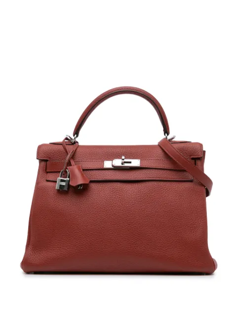 Hermès Pre-Owned sac à bandoulière Kelly II Retourne 32 en cuir Clémence (2009)