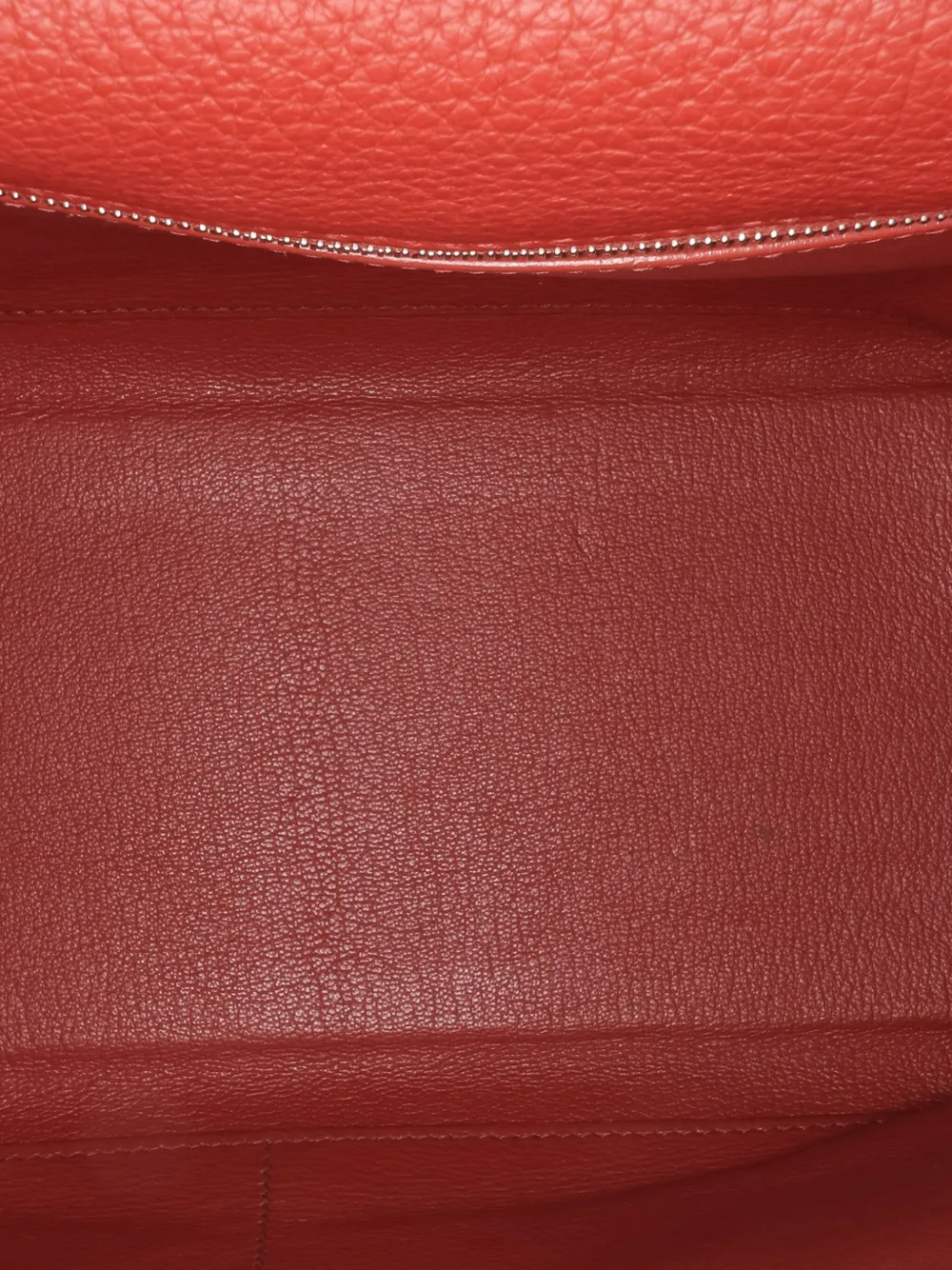 Pre-owned Hermes 2009 Clemence Kelly Ii Retourne 32 Satchel In 红色