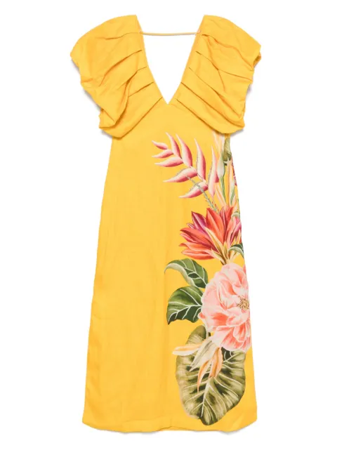 FARM Rio Spring Awakening midi dress