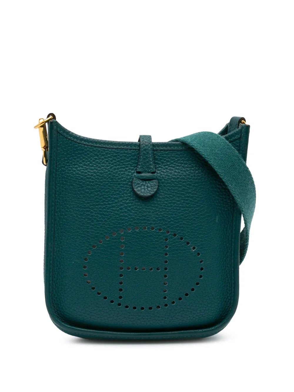 Hermès Pre-Owned 2019 クレマンス エヴリン III TPM ショルダーバッグ - ブルー Hermès Pre-Owned 2019 クレマンス エヴリン III TPM ショルダーバッグ - ブルー