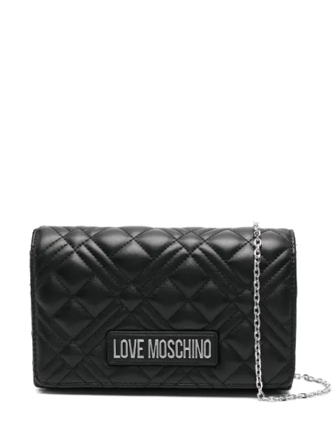 Love Moschino شنطة كروس جلد صناعي مبطنة