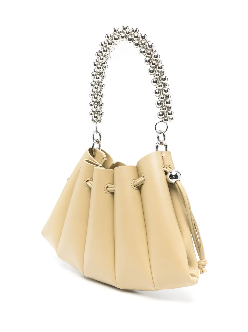 Themoirè Dafne Beads schoudertas Beige