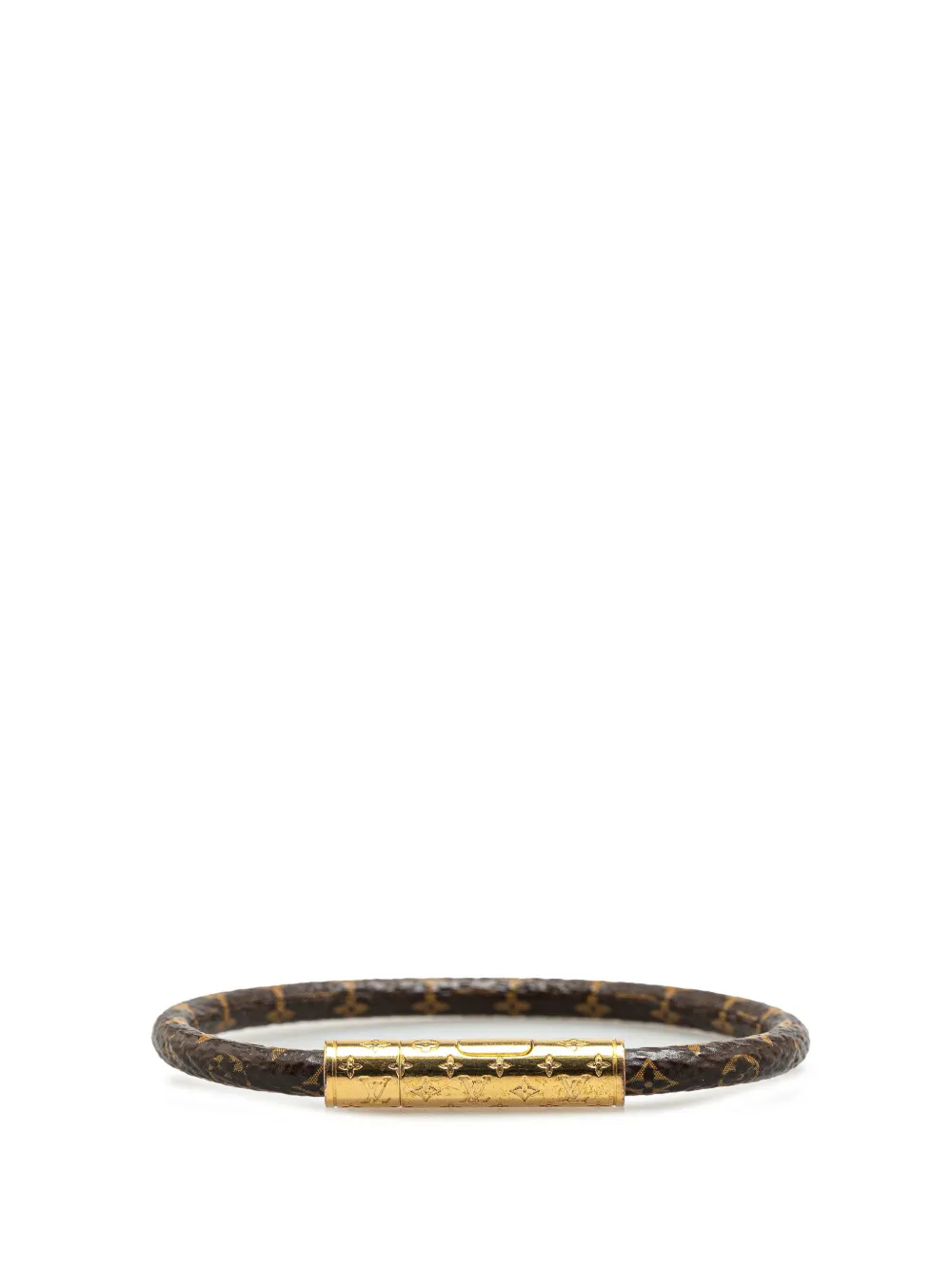 Louis Vuitton Pre-Owned 2019 Monogram LV Confidential Bracelet costume bracelet | Gold | Image 1