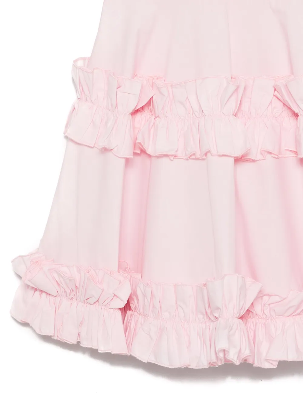 Monnalisa Jurk met ruches Roze