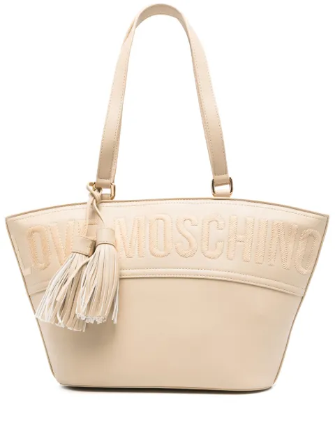 Love Moschino tassel-detail tote bag
