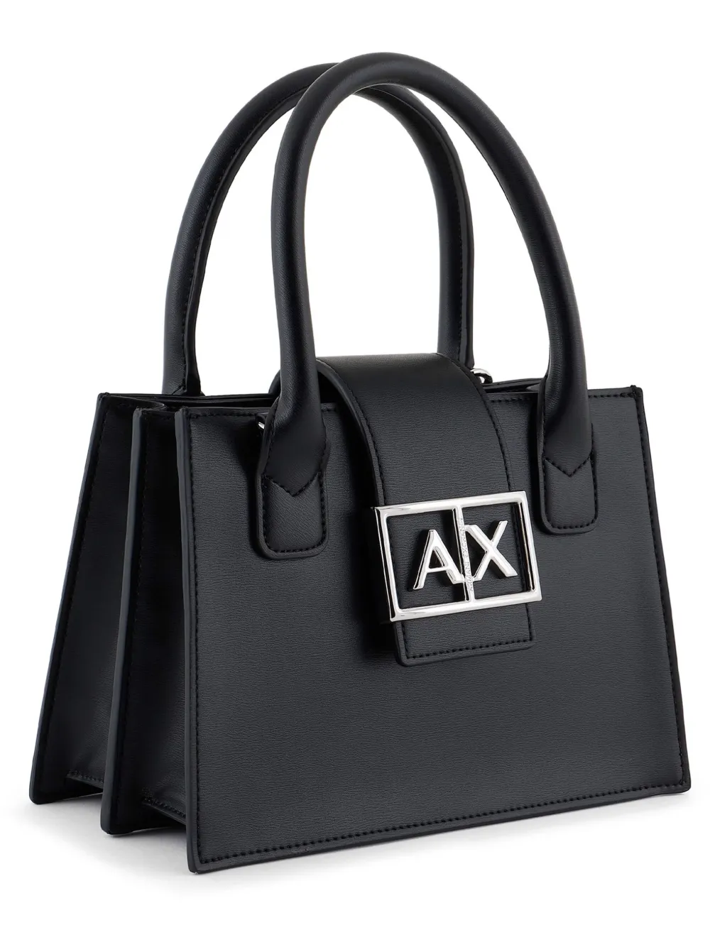 Armani Exchange Shopper met logo-applicatie Zwart