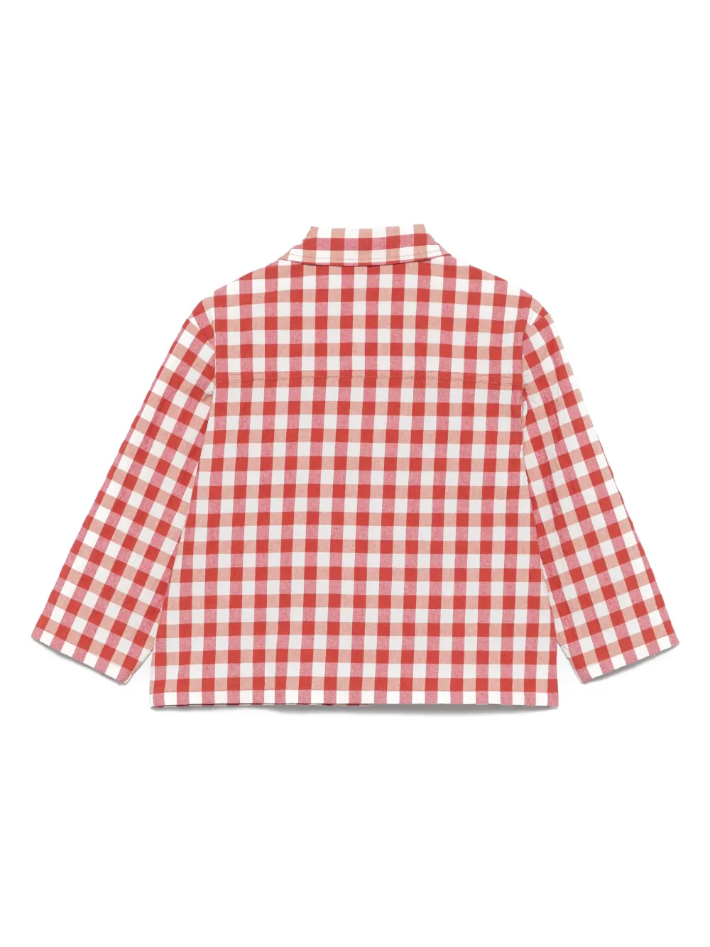 Il Gufo gingham-pattern shirt jacket | Boys Bomber Jackets | Image 2