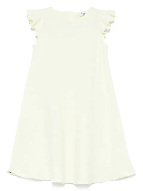 Il Gufo ruffled-detail linen dress