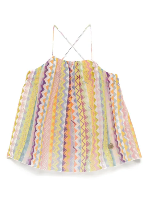Missoni Kids zigzag-print blouse