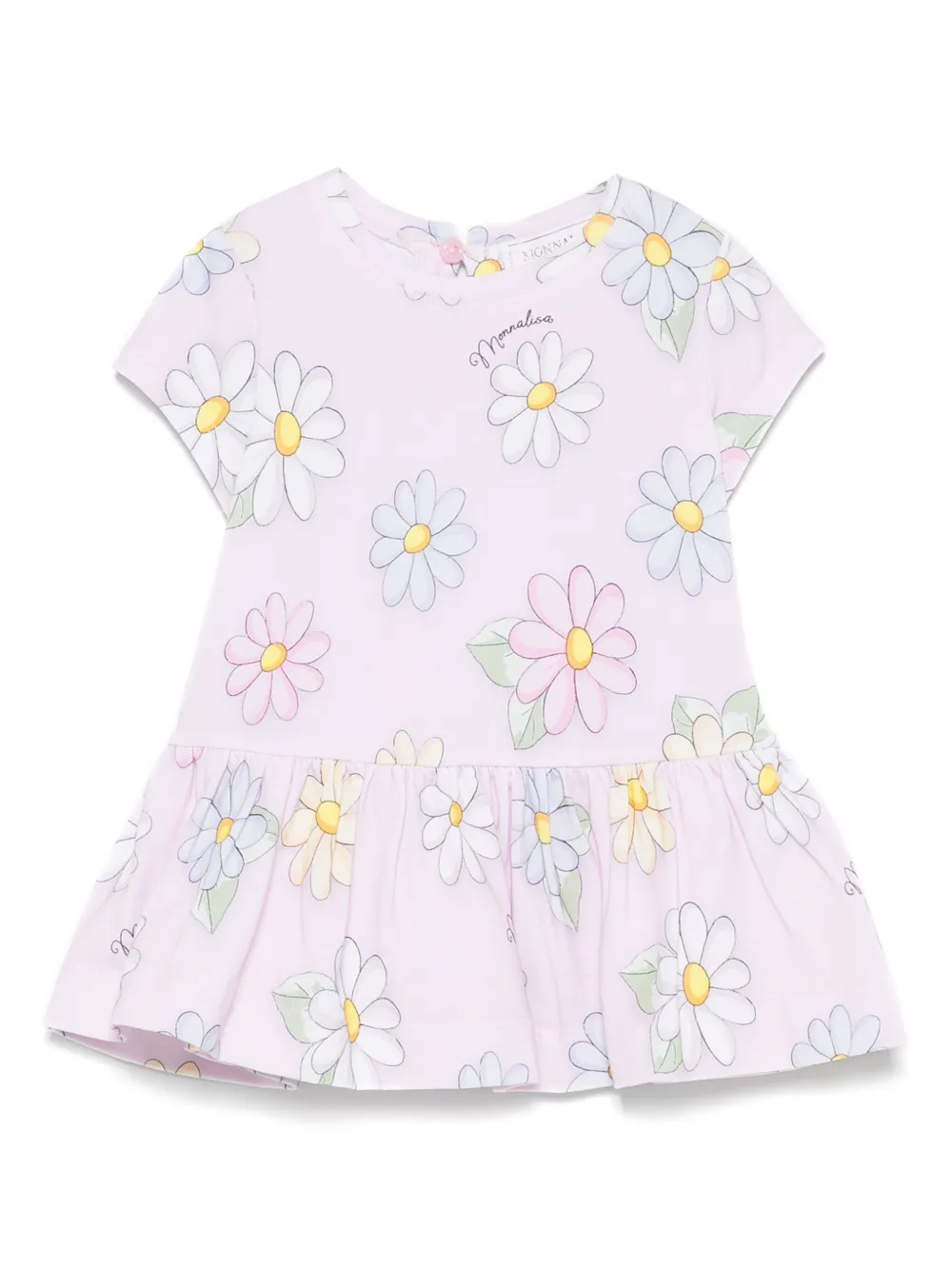 Monnalisa robe à fleurs imprimées | rose | Image 1