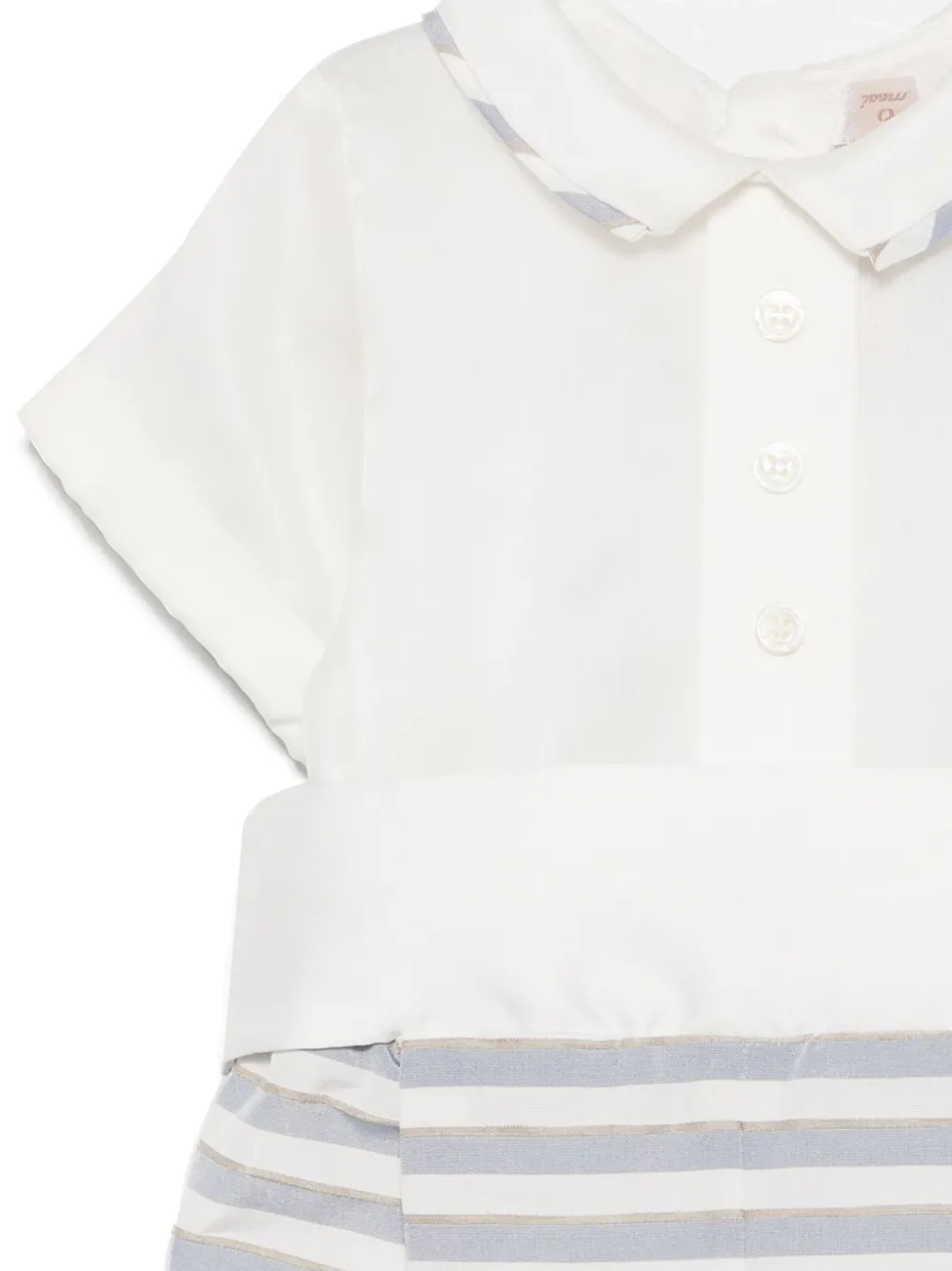La Stupenderia Gestreepte romper Wit