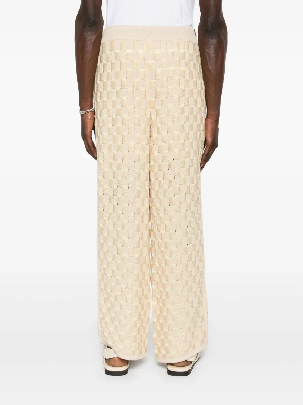 Isa Boulder Rectangle broek Beige