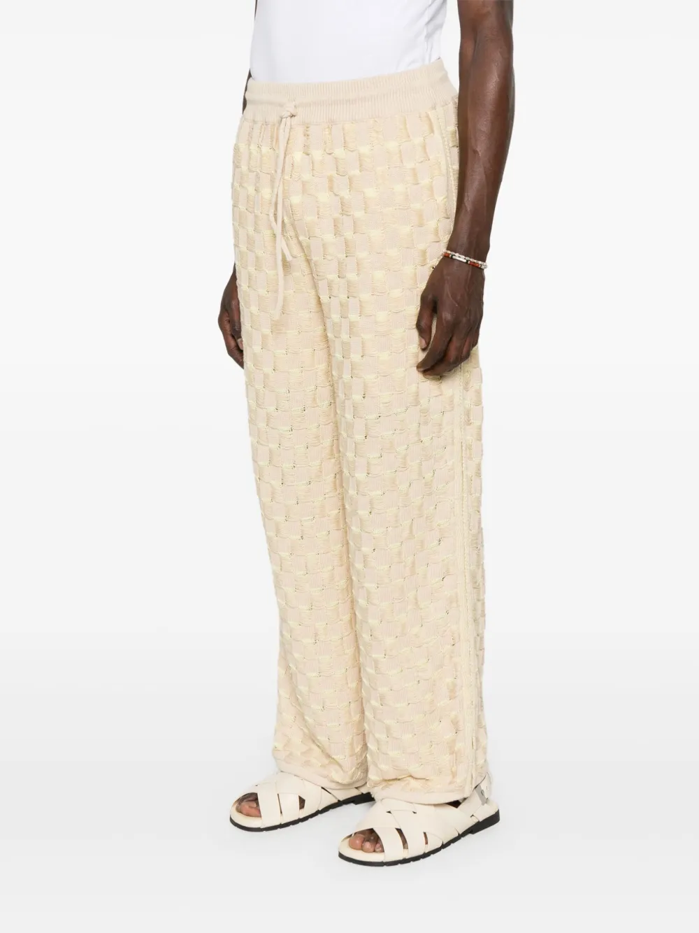 Isa Boulder Rectangle broek Beige