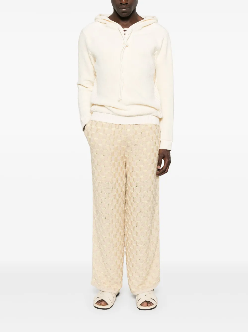 Isa Boulder Rectangle broek - Beige