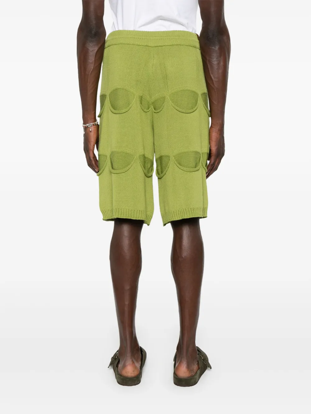 Isa Boulder Shorts met meerdere zakken Groen