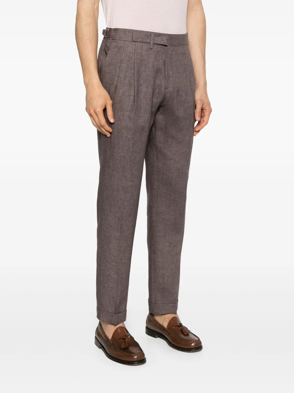 Briglia 1949 Linnen broek Bruin