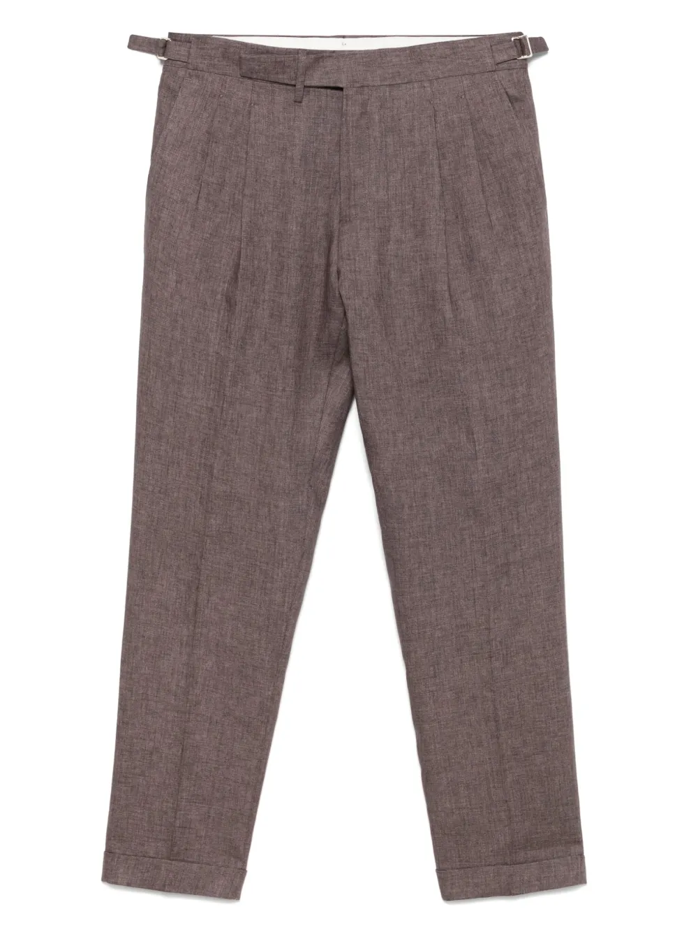 Briglia 1949 linen trousers | Brown | Image 1