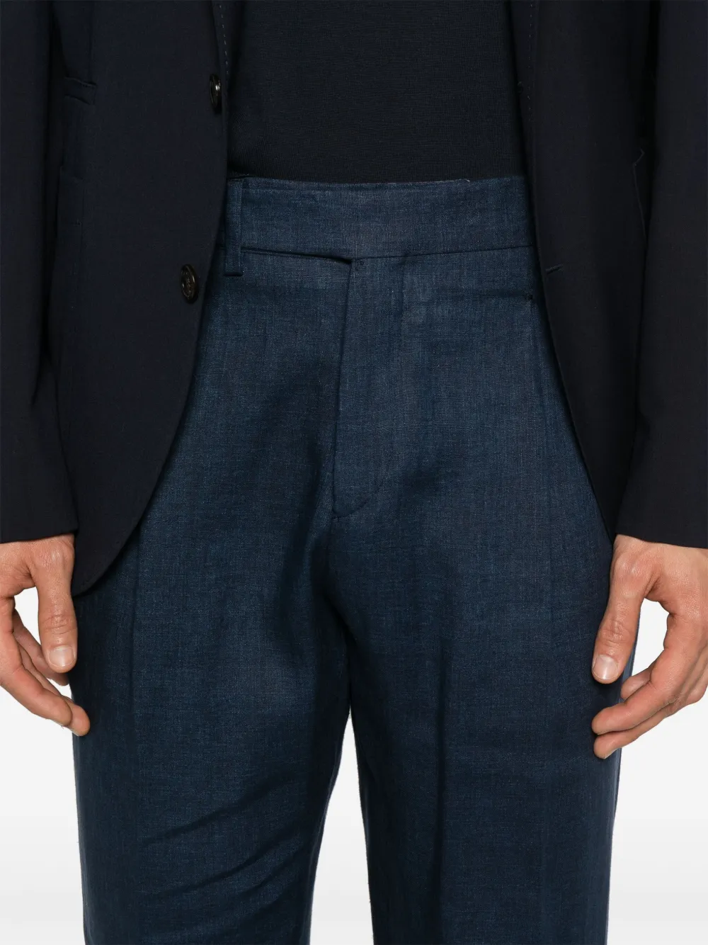 Briglia 1949 Linnen broek Blauw