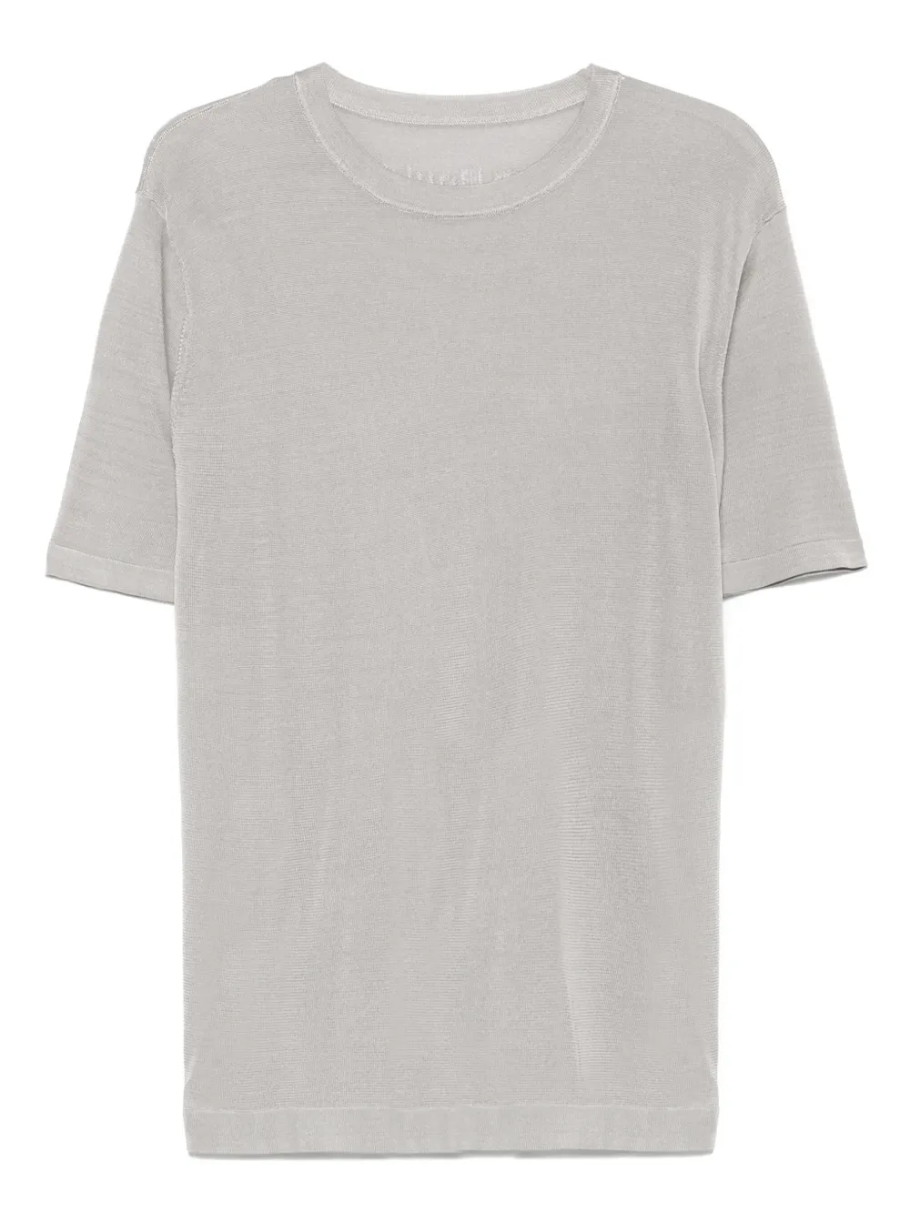 Isa Boulder fine-knit T-shirt | Grey | Image 1
