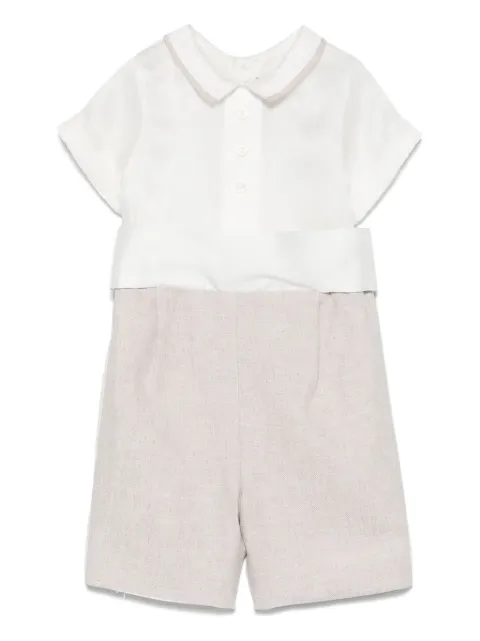 La Stupenderia panelled romper 