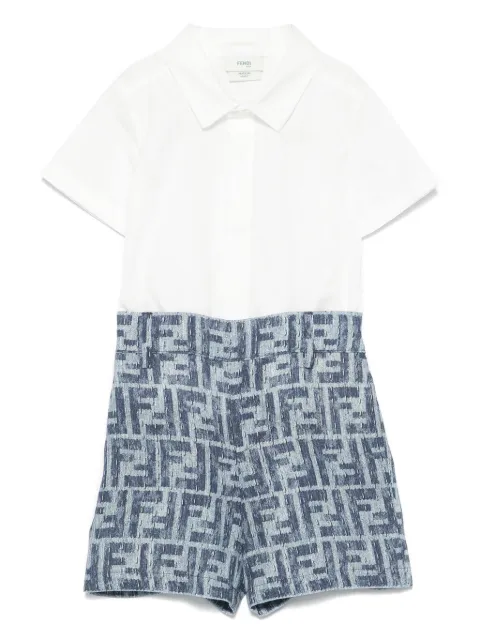 Fendi Kids FF jacquard shorts set