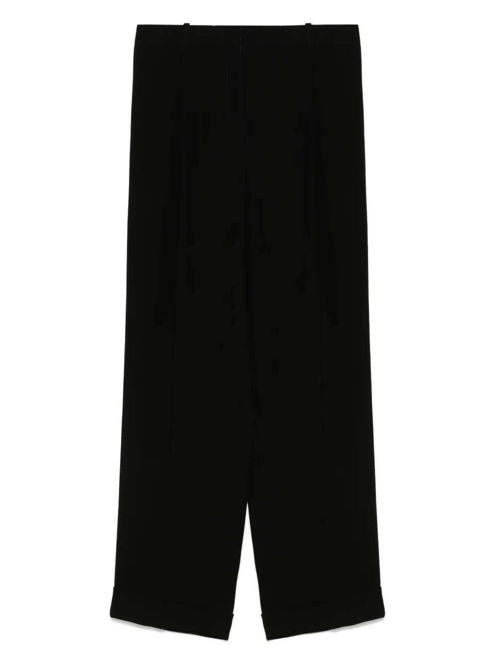 A.M.G. pleat-detailed trousers | Black | Image 1