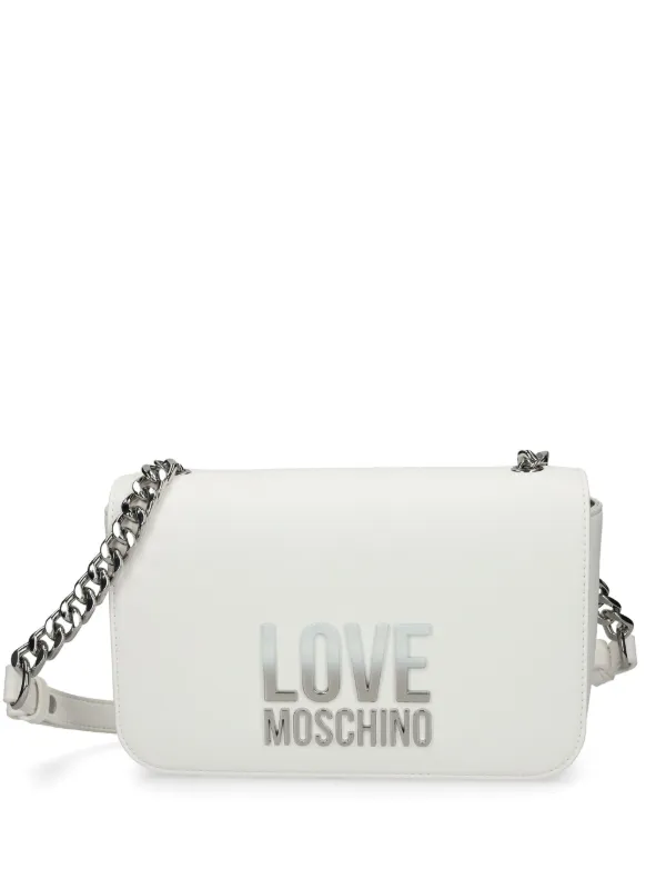 Love Moschino Crossbodytas Met Logo | Wit | FARFETCH NL Love Moschino Crossbodytas Met Logo | Wit | FARFETCH NL
