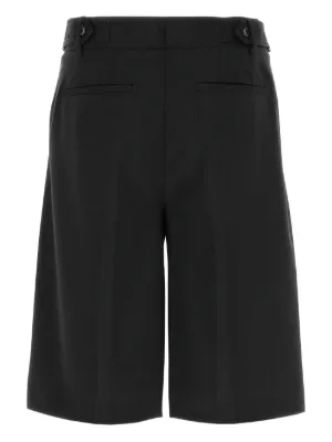 パンツ PT TORINO Women Shorts  Burmudas CDVSDAZ00STDSP160990 Black Shorts for Women Bermuda Shorts Casual Elastic High Waisted