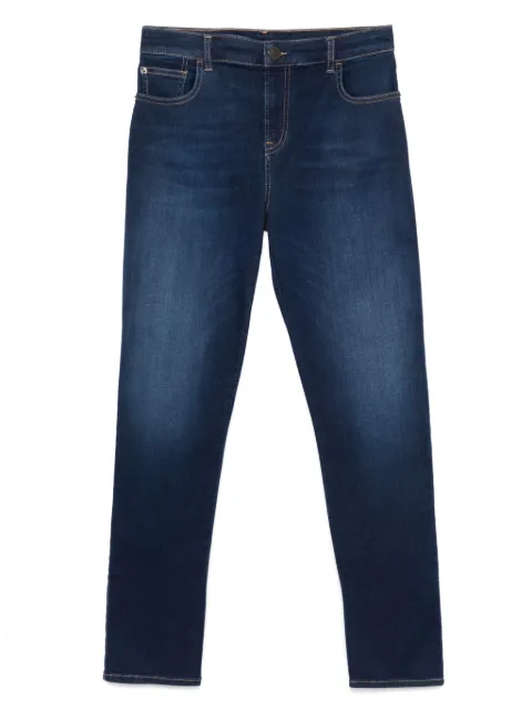 Emporio Armani logo-patch jeans