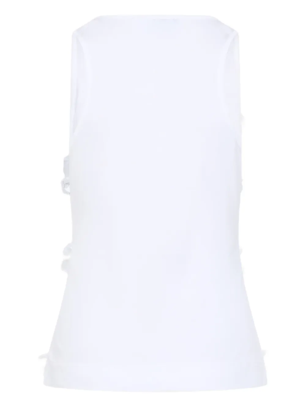 Simone Rocha Top met ruches Wit