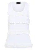 Simone Rocha ruffled top - White