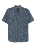 BOSS graphic-print shirt - Blue