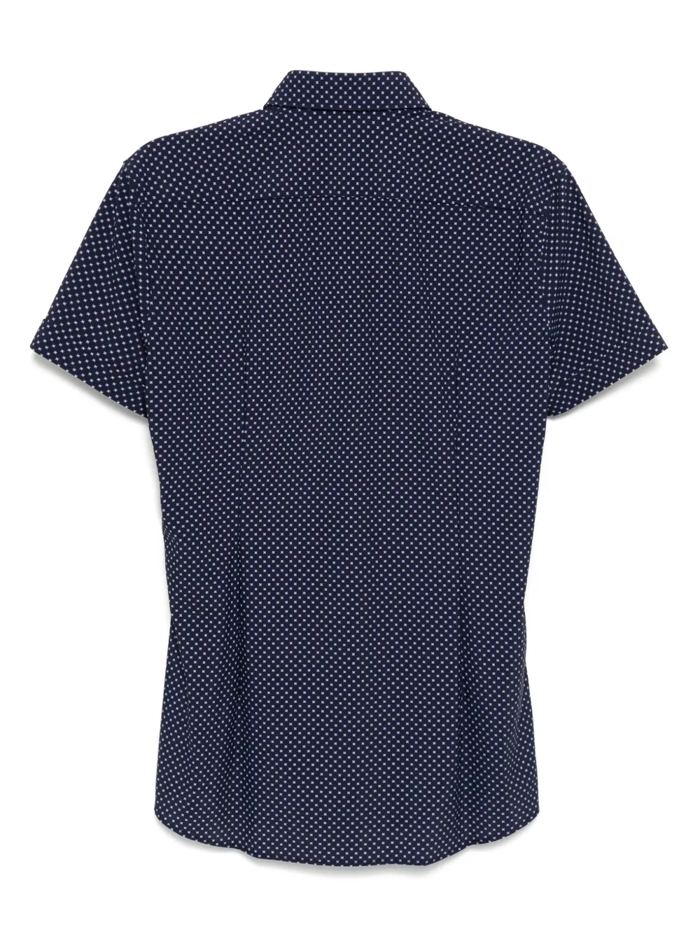 BOSS Overhemd met grafische print Blauw