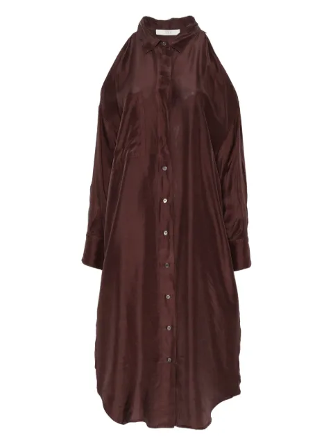Tela vestido midi de seda