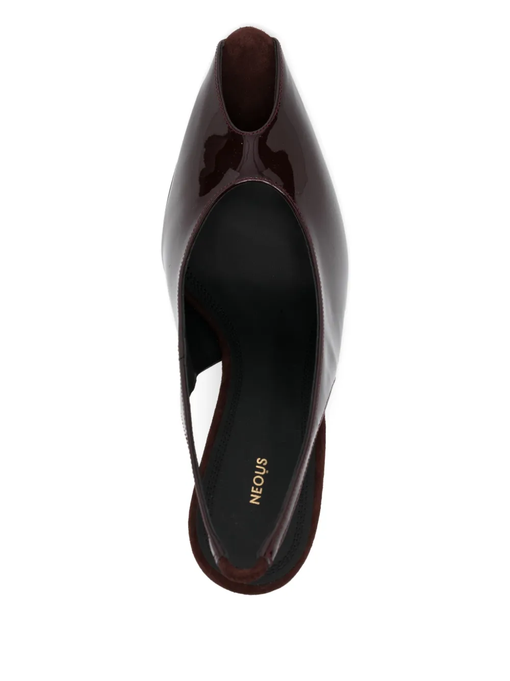 NEOUS 90mm Hamal pumps Brown