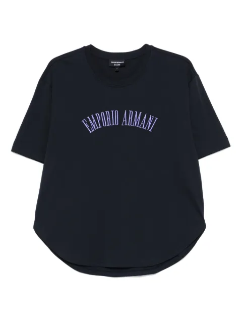 Emporio Armani logo-embroidered T-shirt