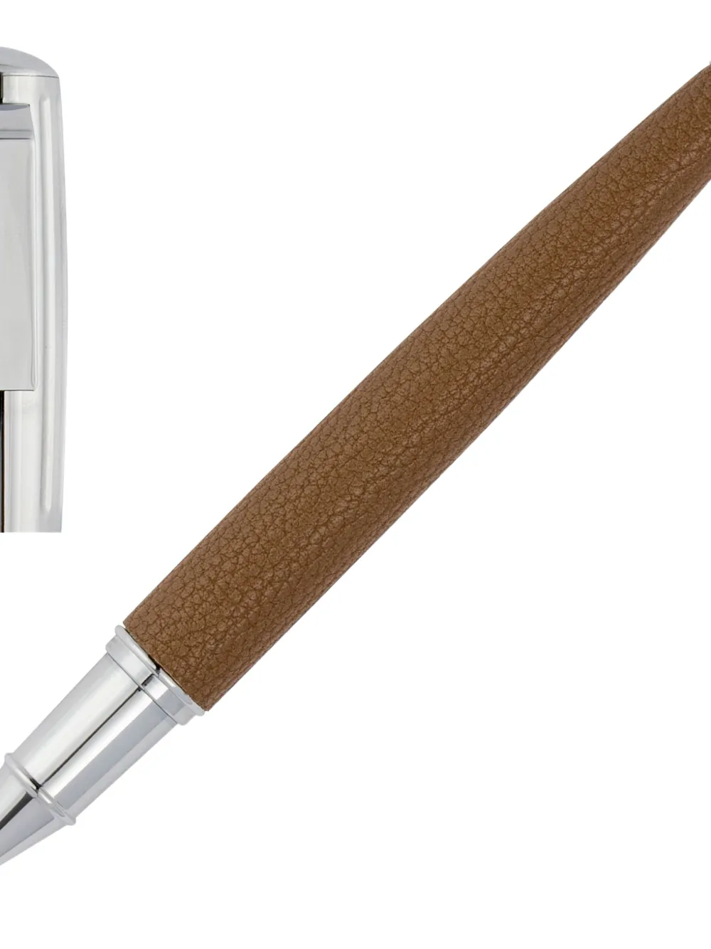 Hugo Boss Pure Iconic Ballpoint Pen In Brown