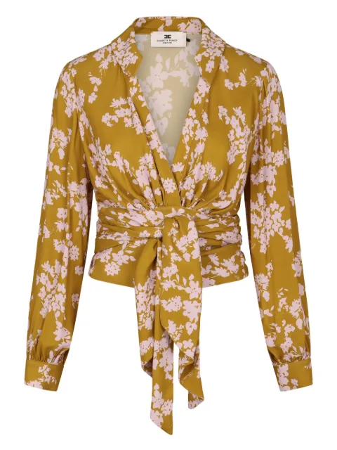 Elisabetta Franchi floral-print shirt