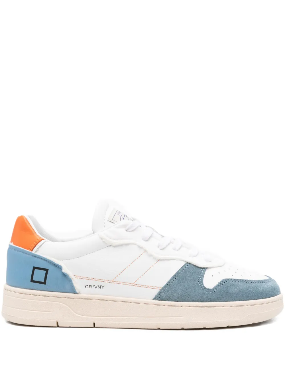 D.A.T.E. Court 2.0. leather panel sneakers White