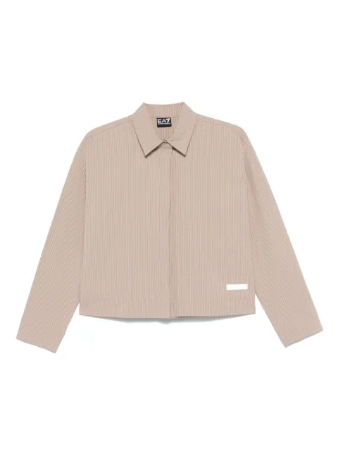 Ea7 Emporio Armani striped shirt
