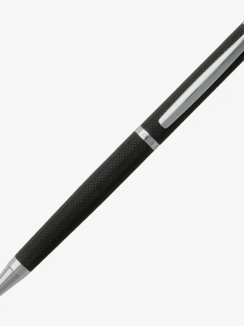 BOSS stylo à bille noir texturé