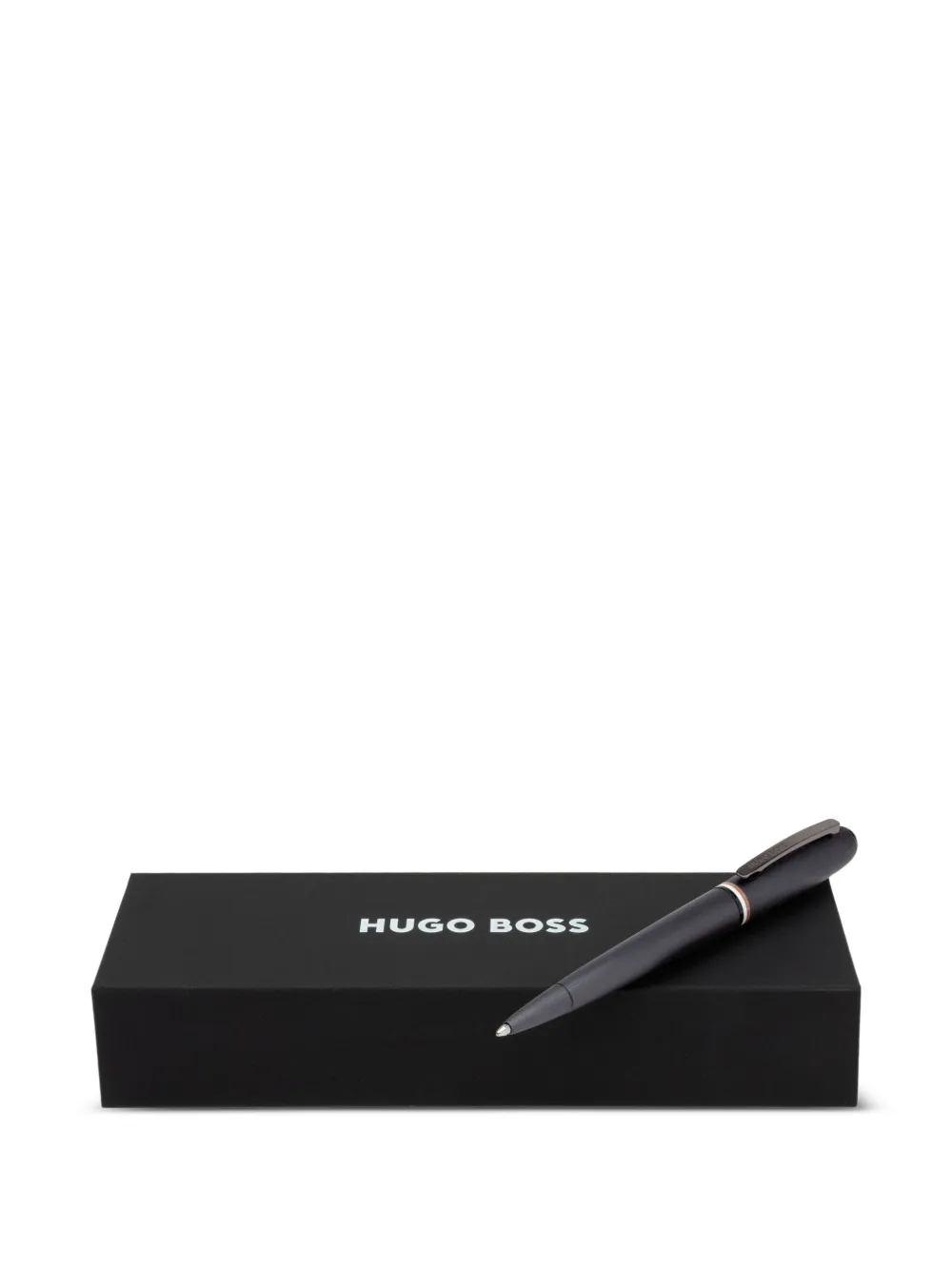 Hugo Boss Countour Ballpoint Pen In Grey