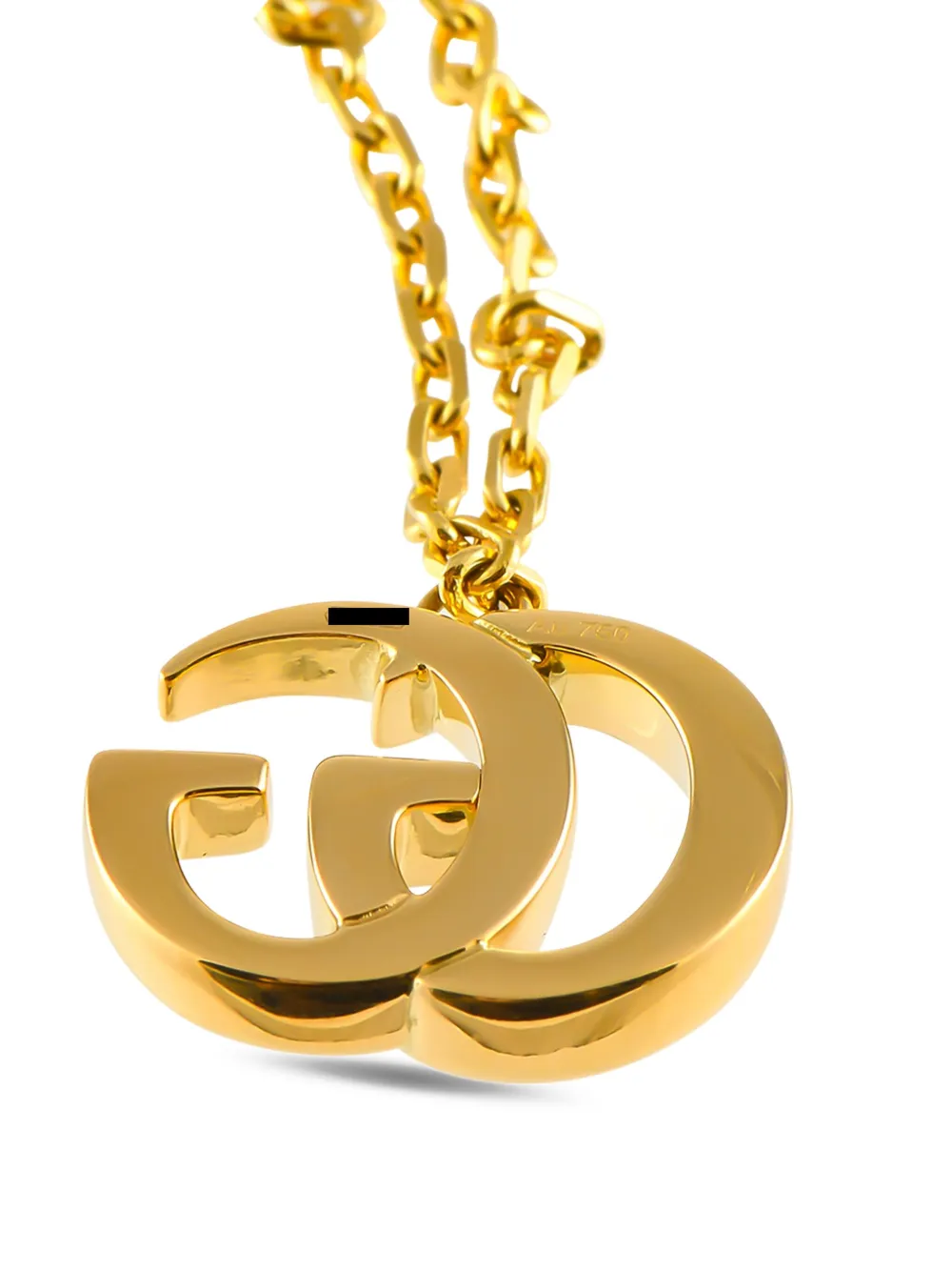 Pre-owned Gucci 18k Yellow Gold Double-g Bracelet