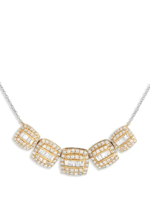 LB Exclusive collar en oro rosa de 14kt con diamante