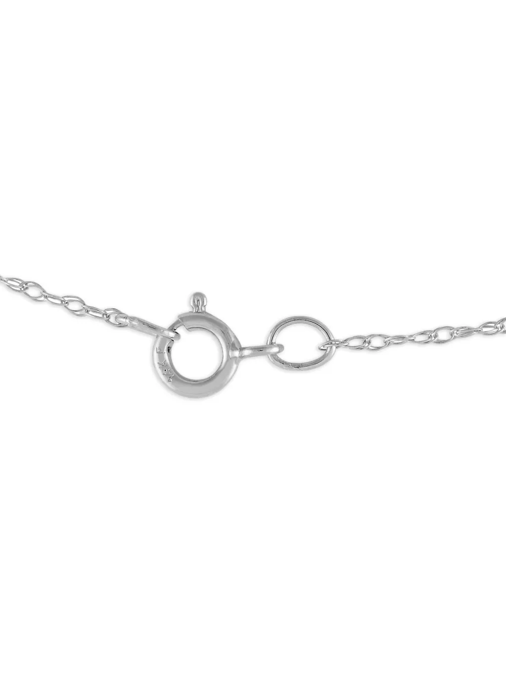 LB Exclusive 14kt white gold diamond and amethyst necklace | Image 2
