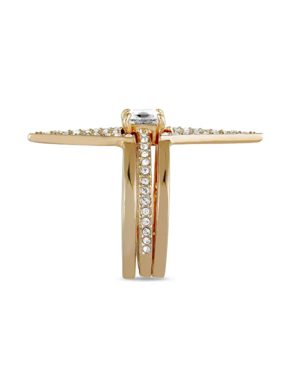 Swarovski Funk Ring Set (set Of three) | Pink | FARFETCH