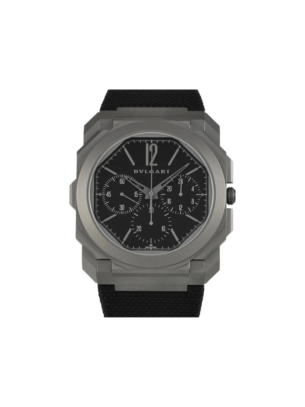 Bvlgari Pre-Owned pre-owned Octo Finissimo 42mm | Black | Image 1
