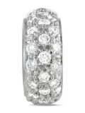 Aaron Basha 18K white gold diamond spacer charm - Silver