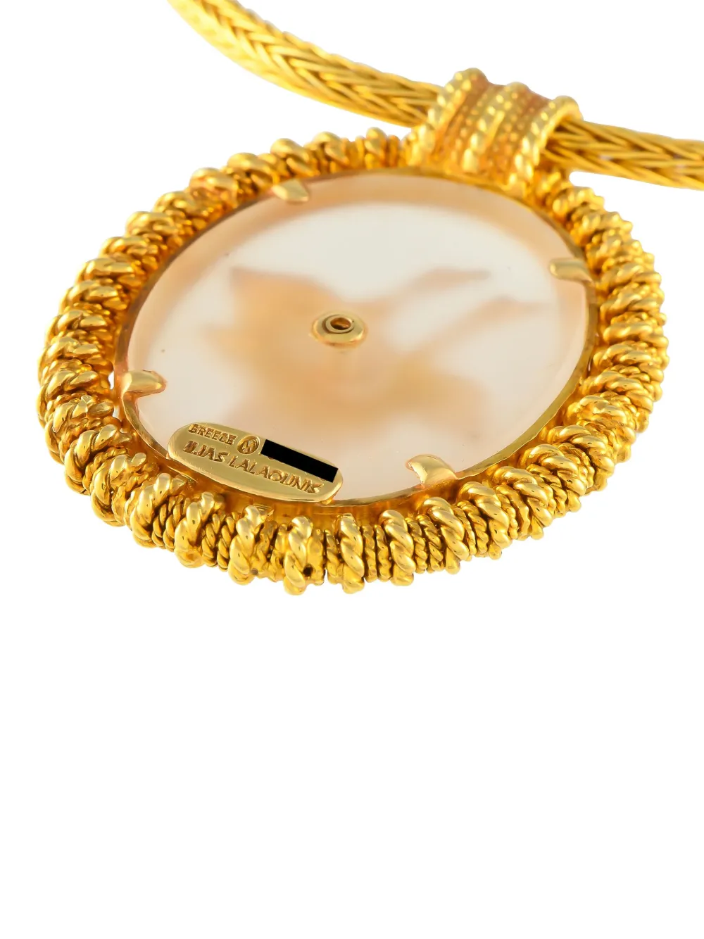 Lalaounis Flying Geese 18K yellow gold rock crystal necklace | Image 2