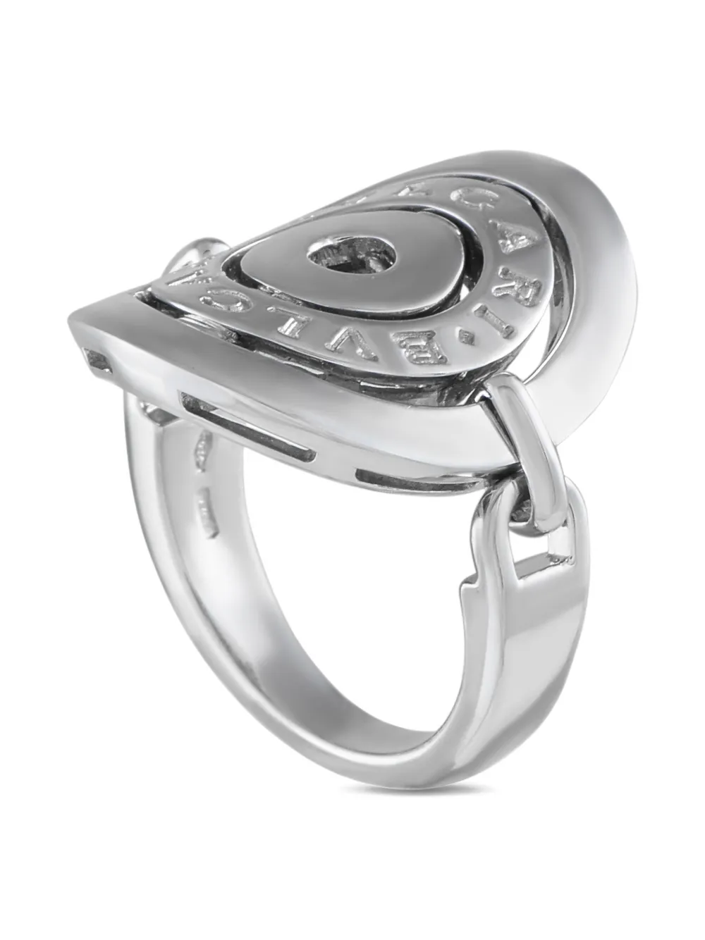 Bvlgari Pre-Owned Astrale リング 18Kホワイトゴールド - シルバートーン Bvlgari Pre-Owned Astrale リング 18Kホワイトゴールド - シルバートーン